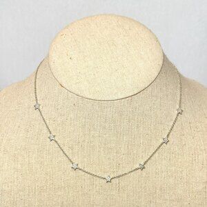 Silver Star Delicate Layering Chain Necklace by Stella & Dot - NWOT